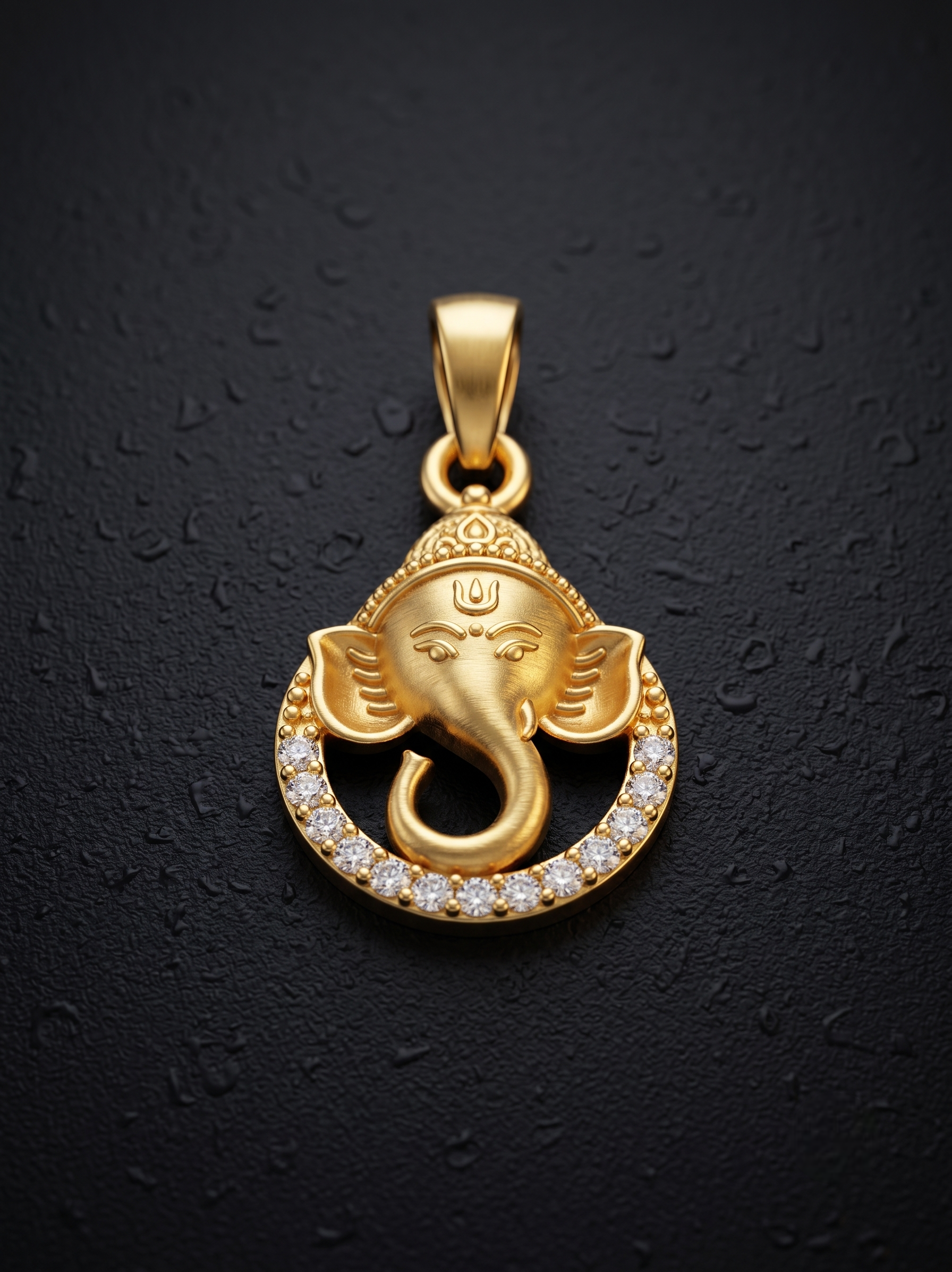 Lord Ganesha Pendant with 18" Chain | Micro Gold Plated & Anti-Tarnish